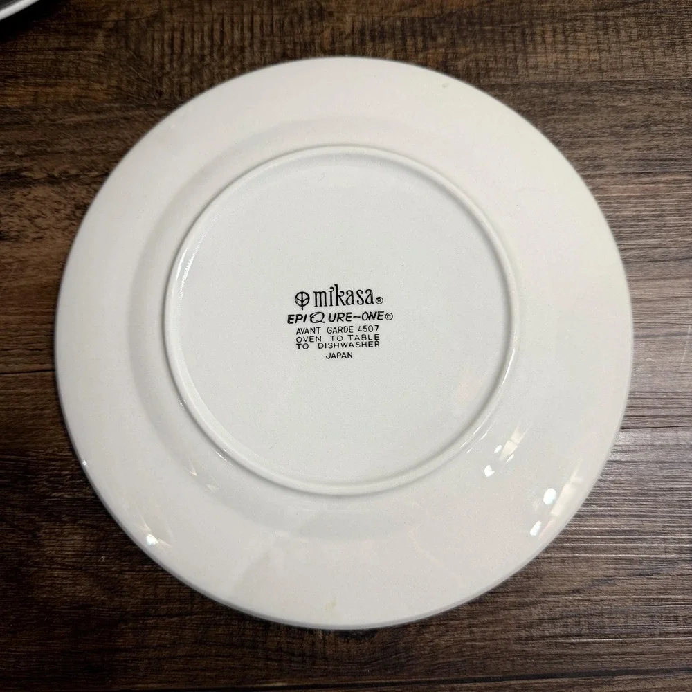 4 VTG 70s Mikasa Avant Garde A507 Salad Plates 9.25